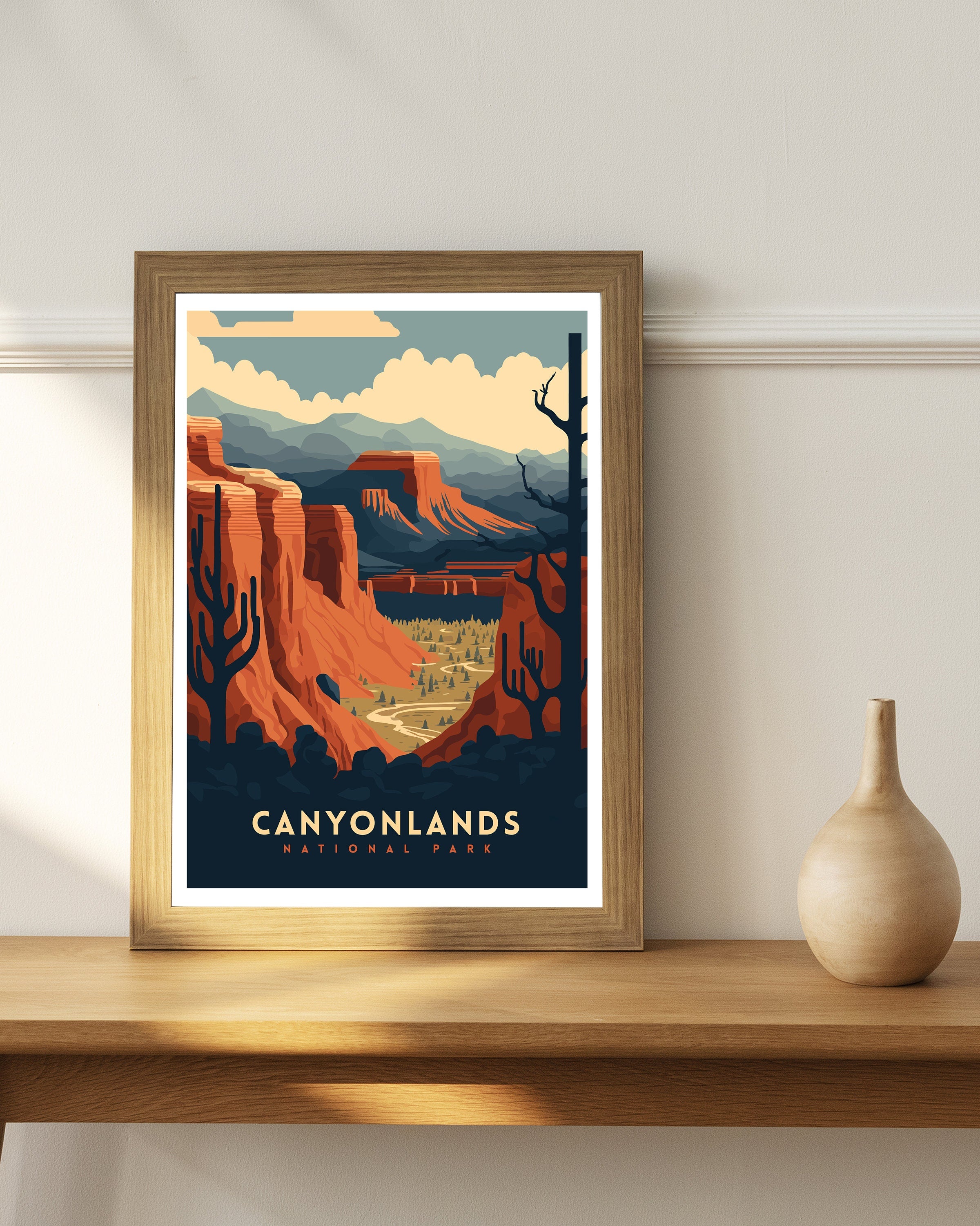 Canyonlands National Park Art Print | Utah Landscape Poster