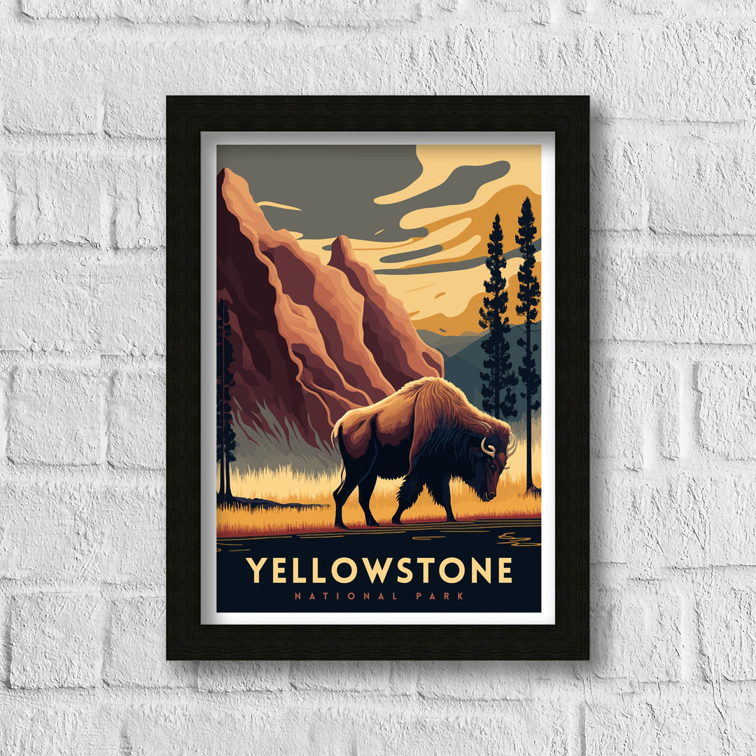 Yellowstone Travel Poster