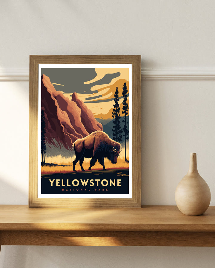 Yellowstone Travel Poster