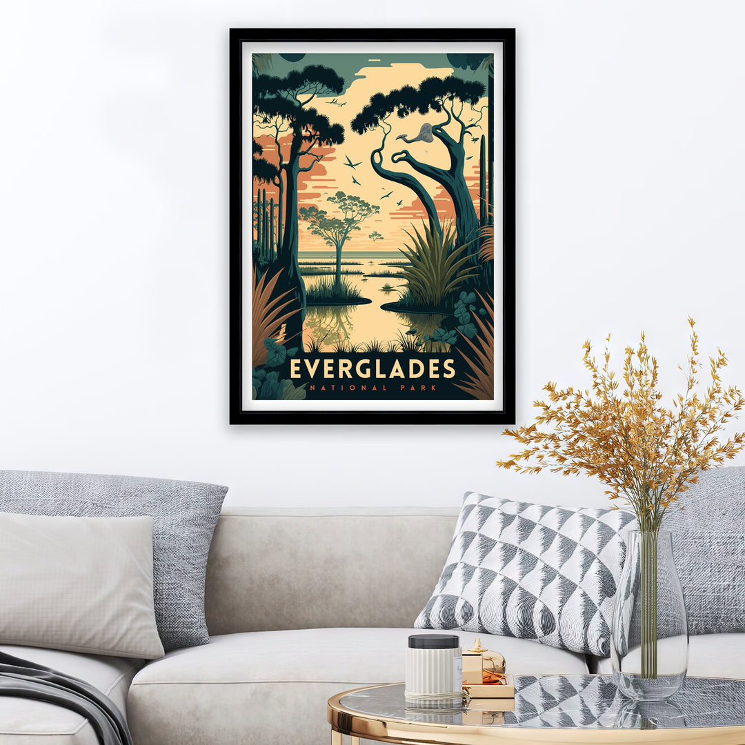 Everglades Travel Poster