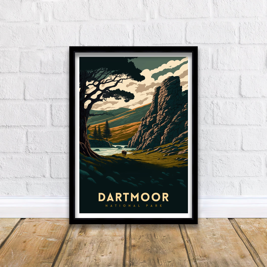 Dartmoor Travel Poster