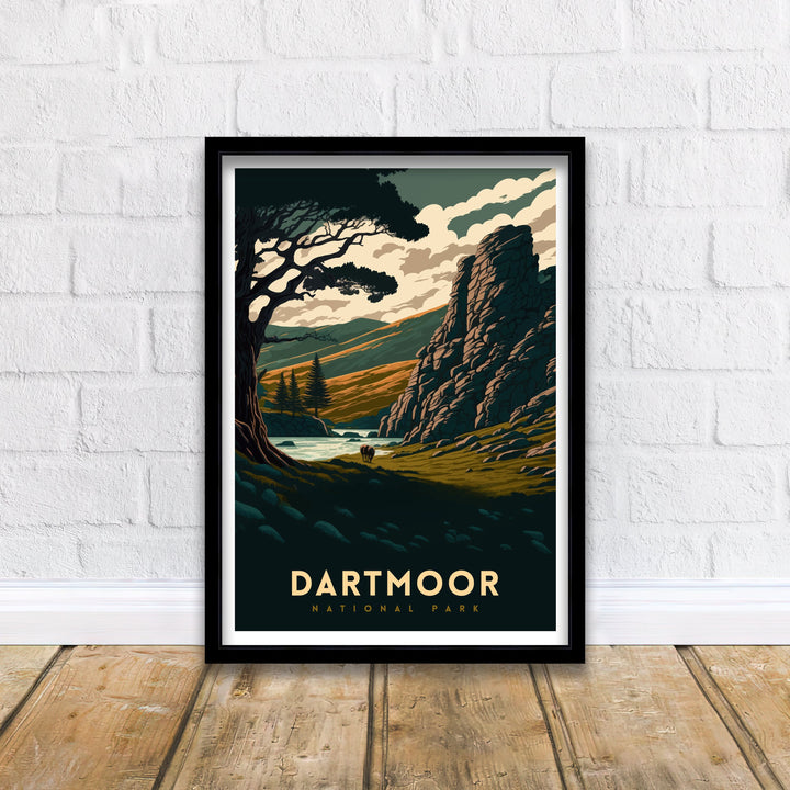 Dartmoor Travel Poster