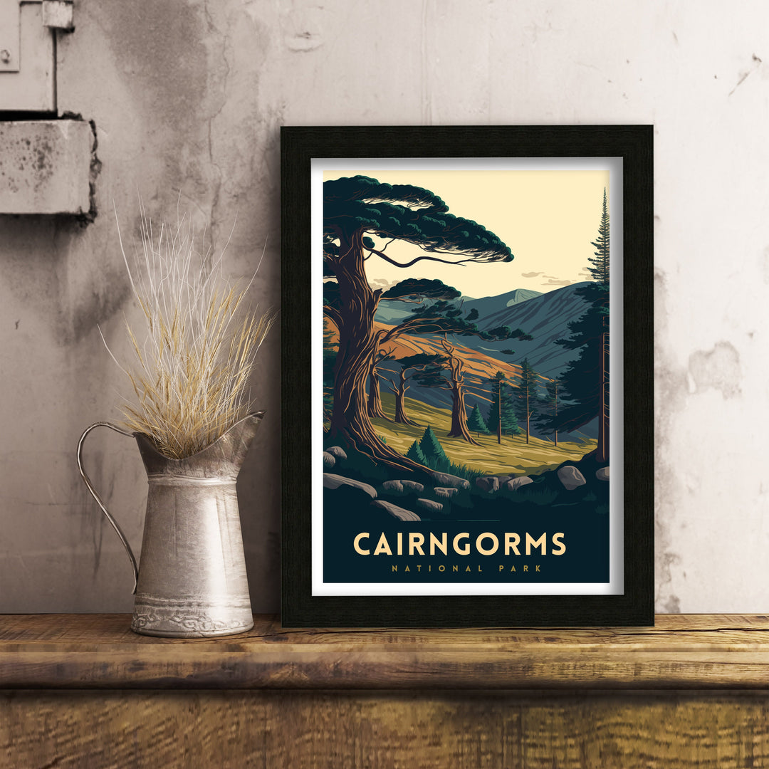 Cairngorms Travel Poster