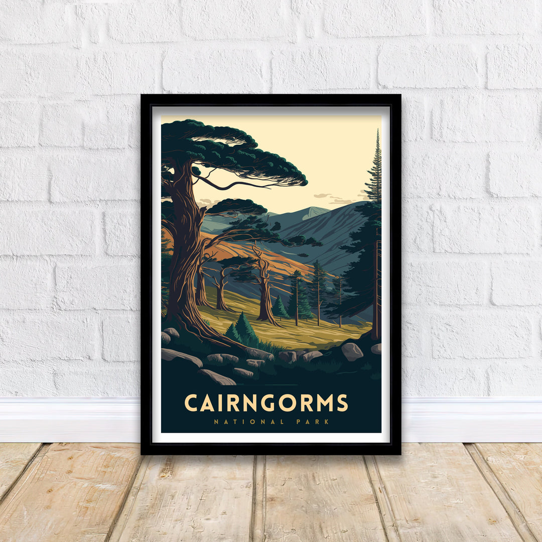 Cairngorms Travel Poster