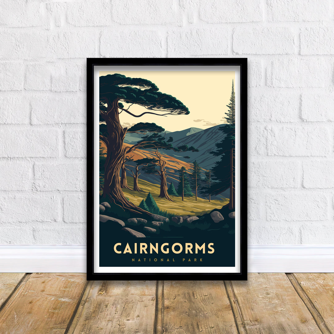 Cairngorms Travel Poster