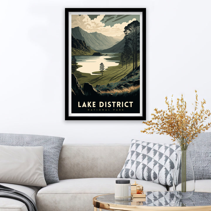 Lake District Travel Poster