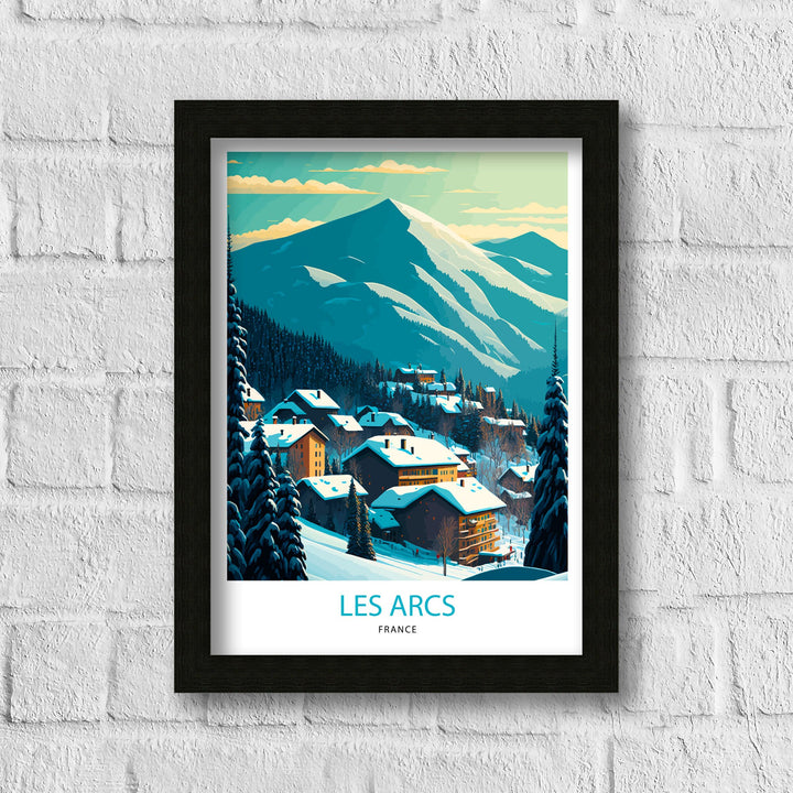 Les Arcs Travel Print