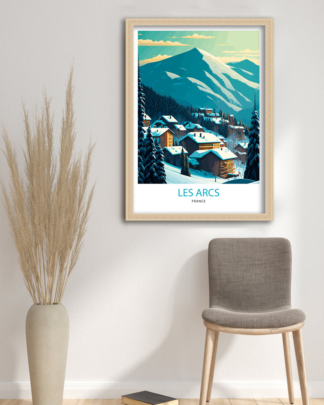 Les Arcs Travel Poster