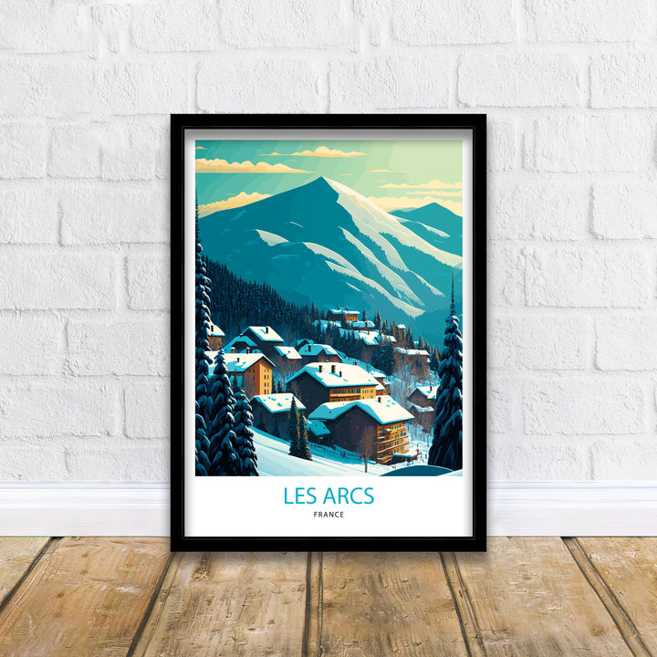 Les Arcs Travel Print