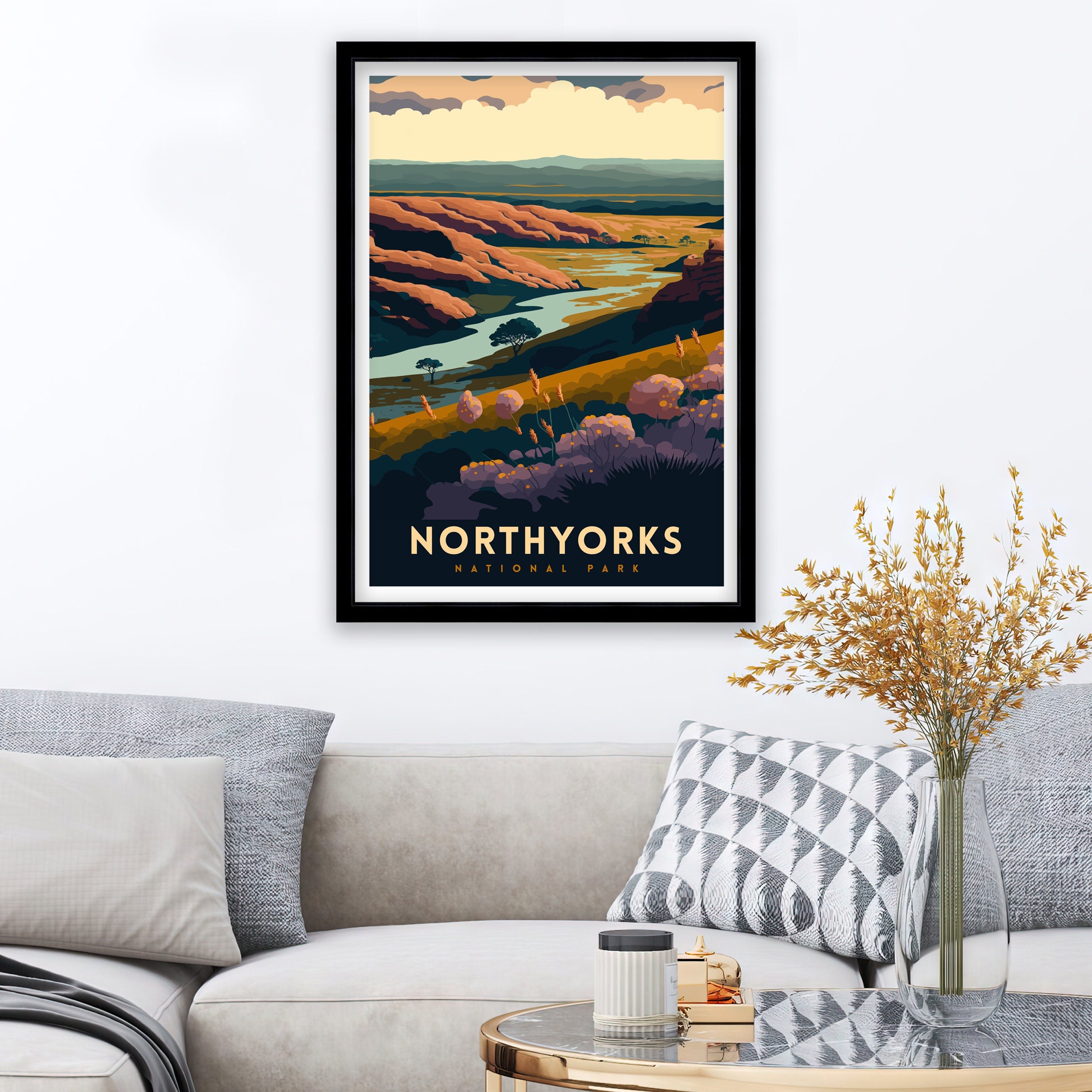 North York Moors Travel Poster