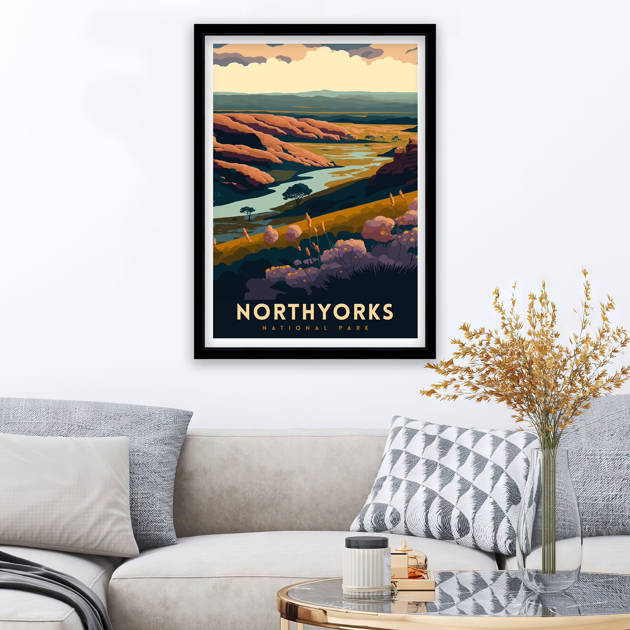 North York Moors Travel Poster