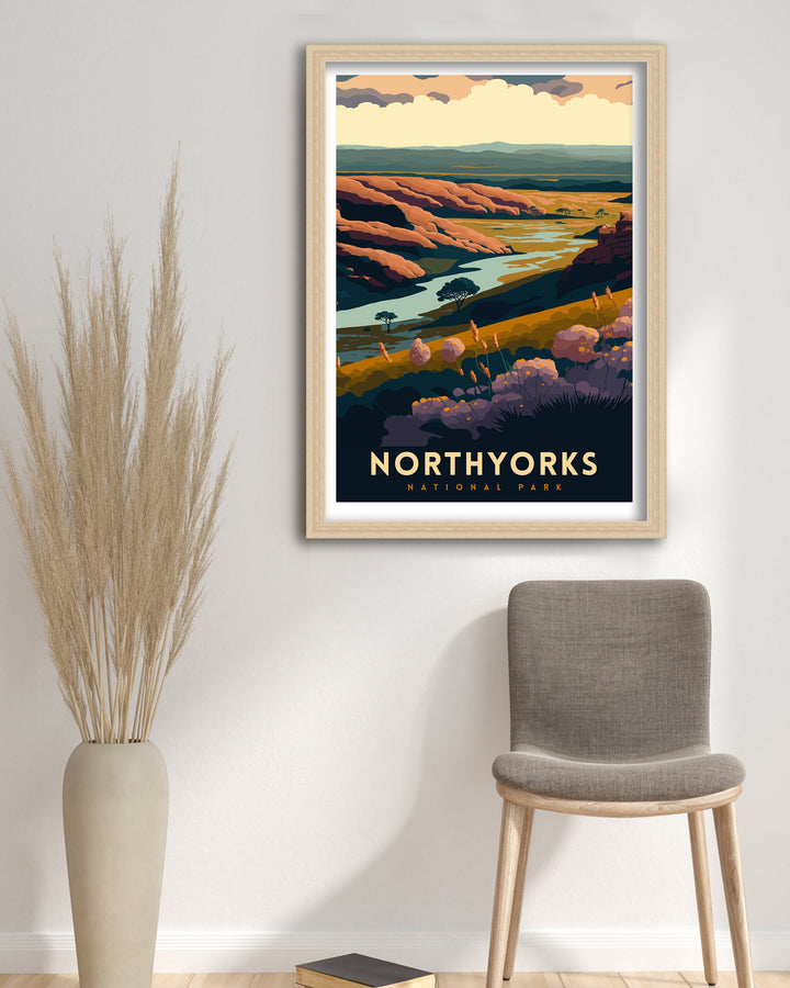 North York Moors Travel Poster