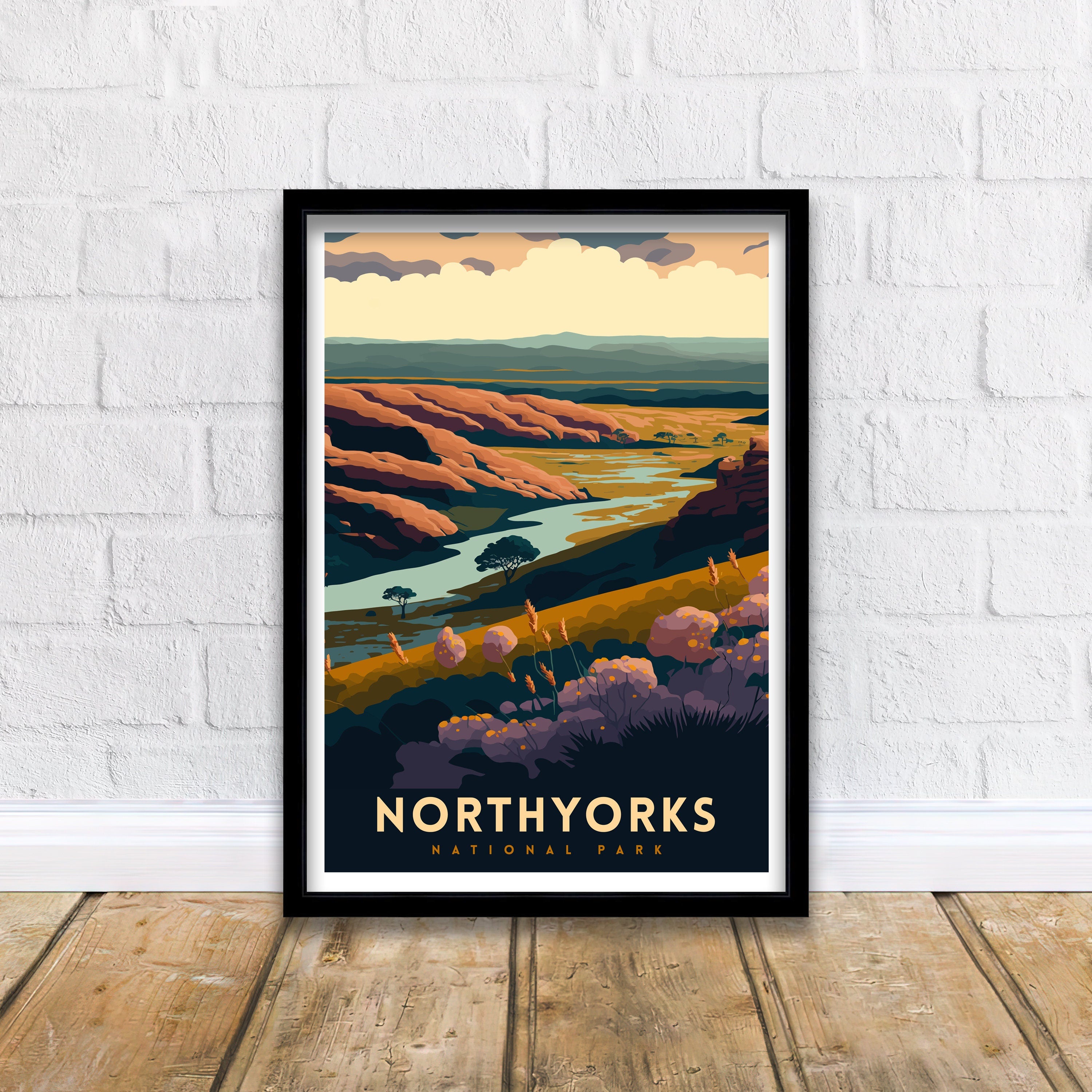 North York Moors Travel Poster