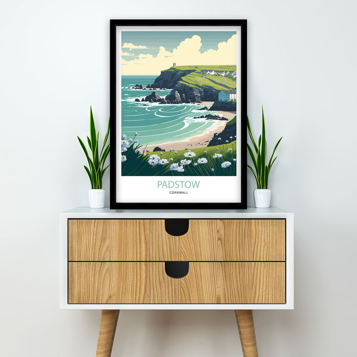 Padstow Travel Poster