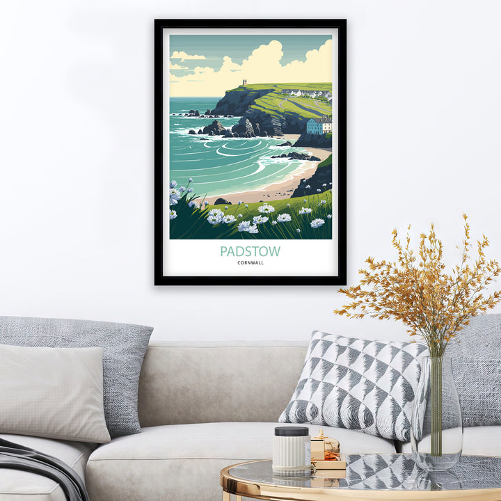 Padstow Travel Poster