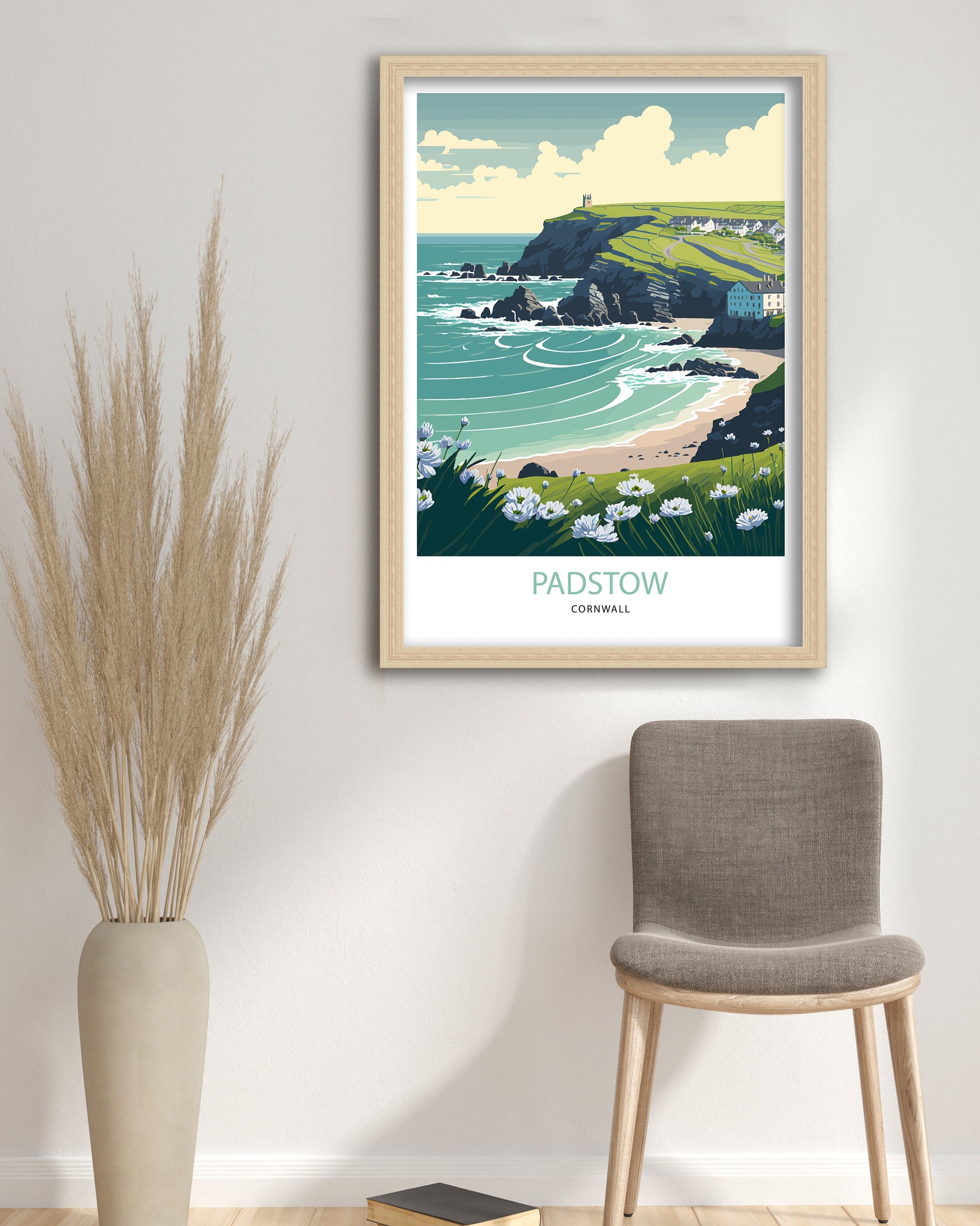 Padstow Travel Poster