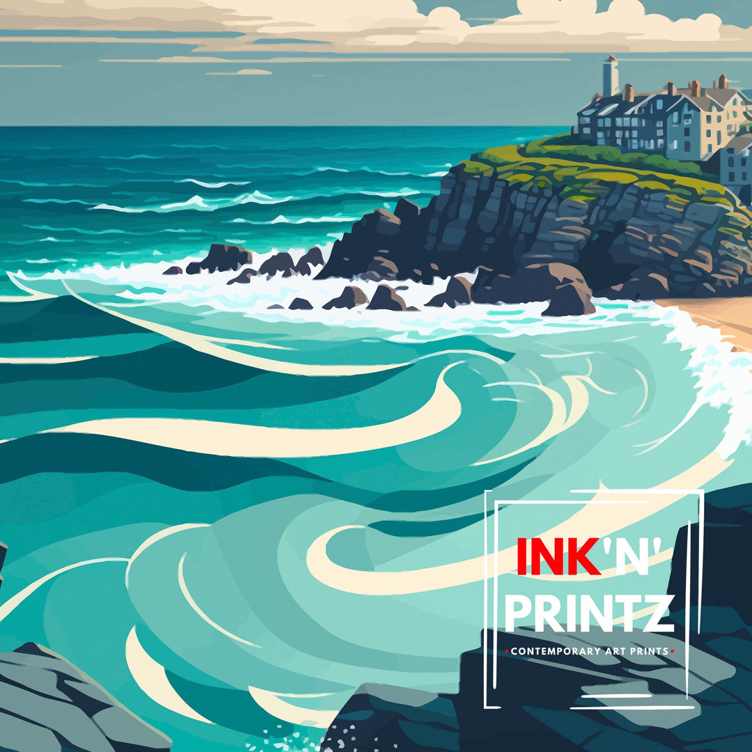 St Ives Travel Poster | Cornwall