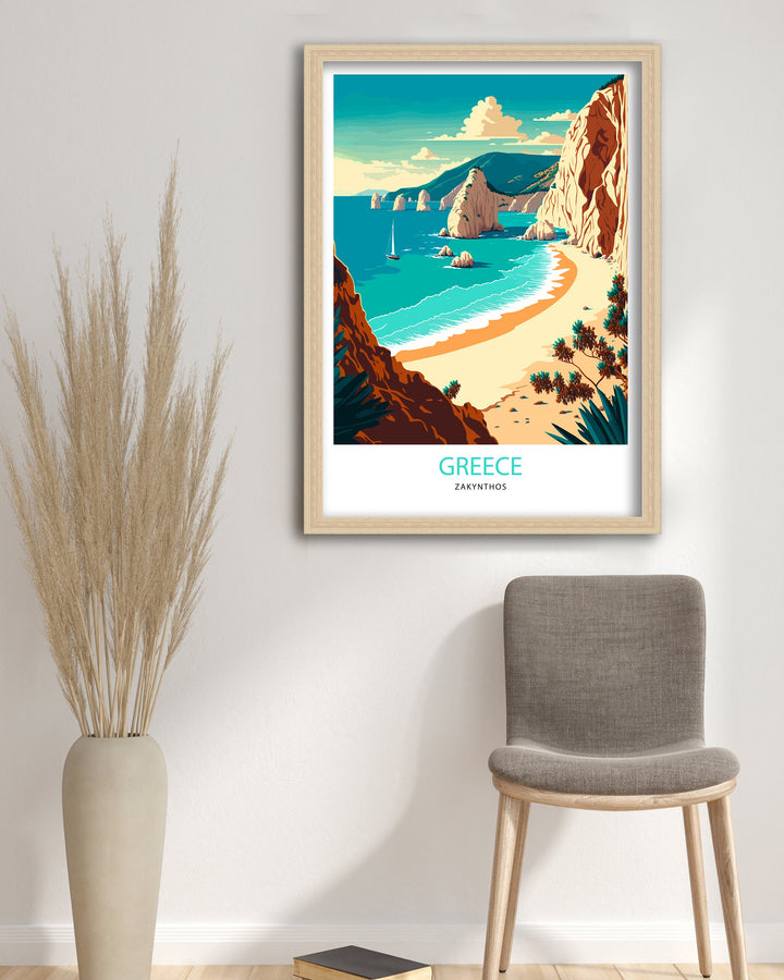 Greece Travel Poster