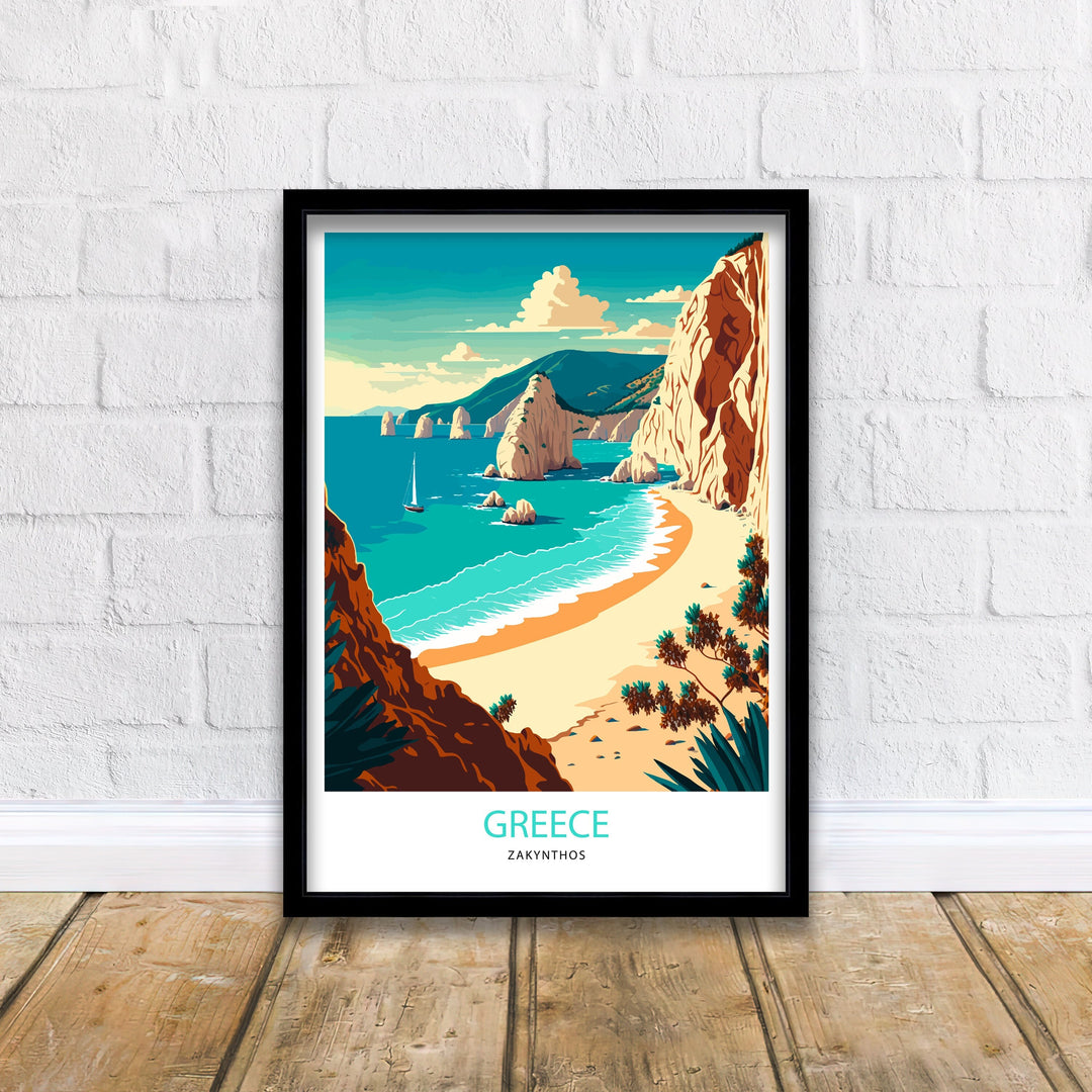 Greece Travel Poster