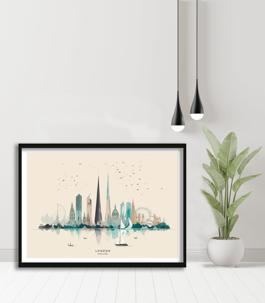 London Skyline Art Poster