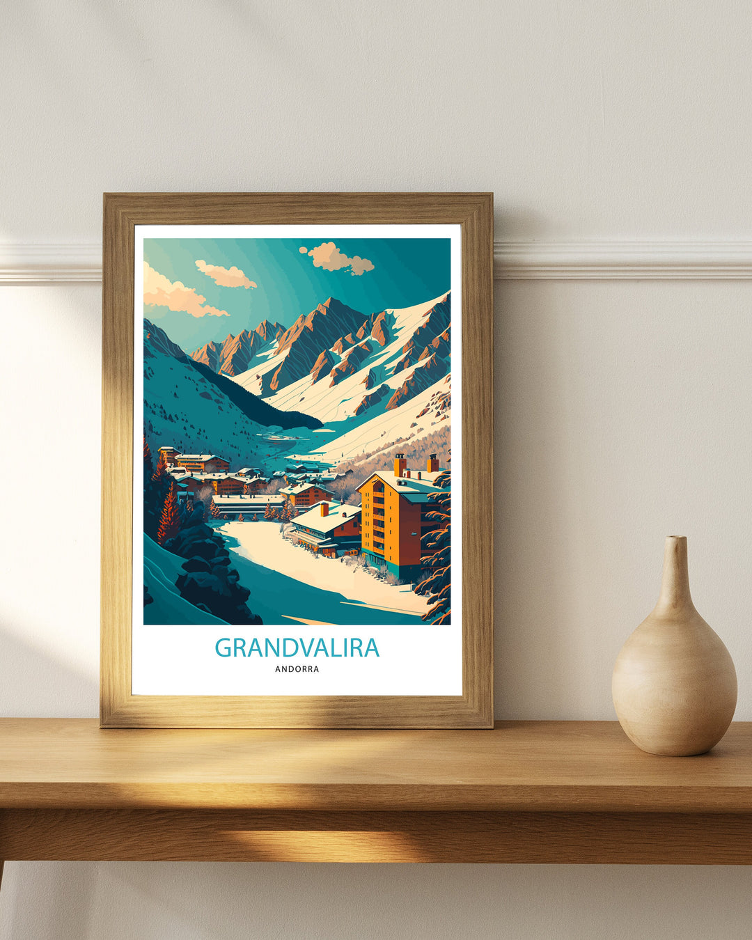 Andorra Ski Poster