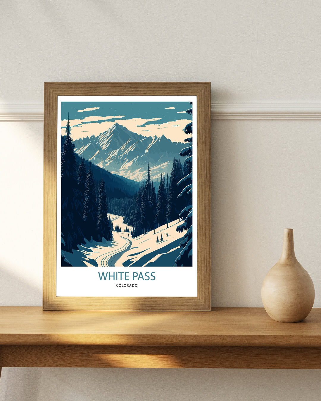 White Pass Colorado Travel Poster Travel Poster