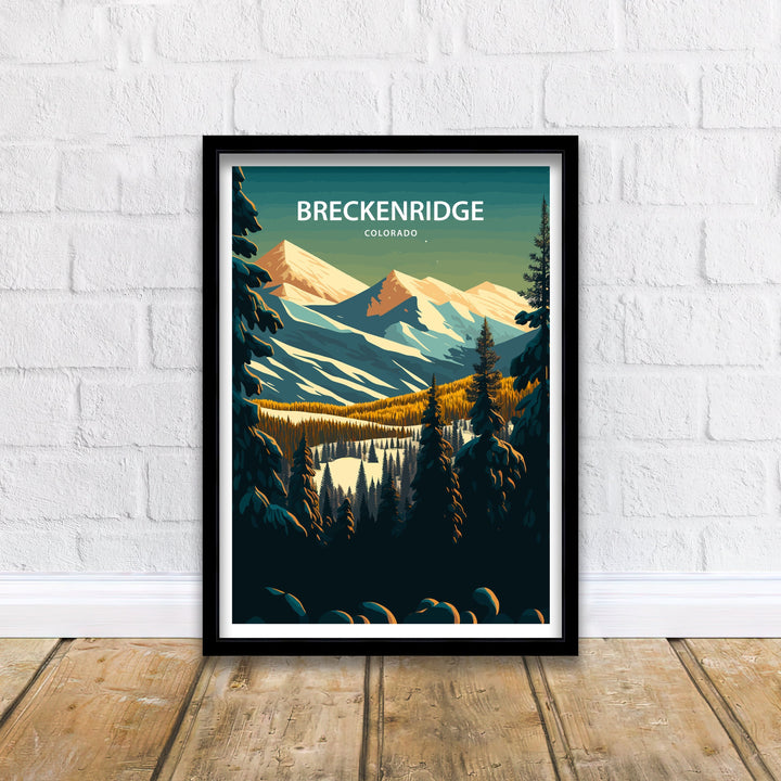 Breckenridge Travel Poster