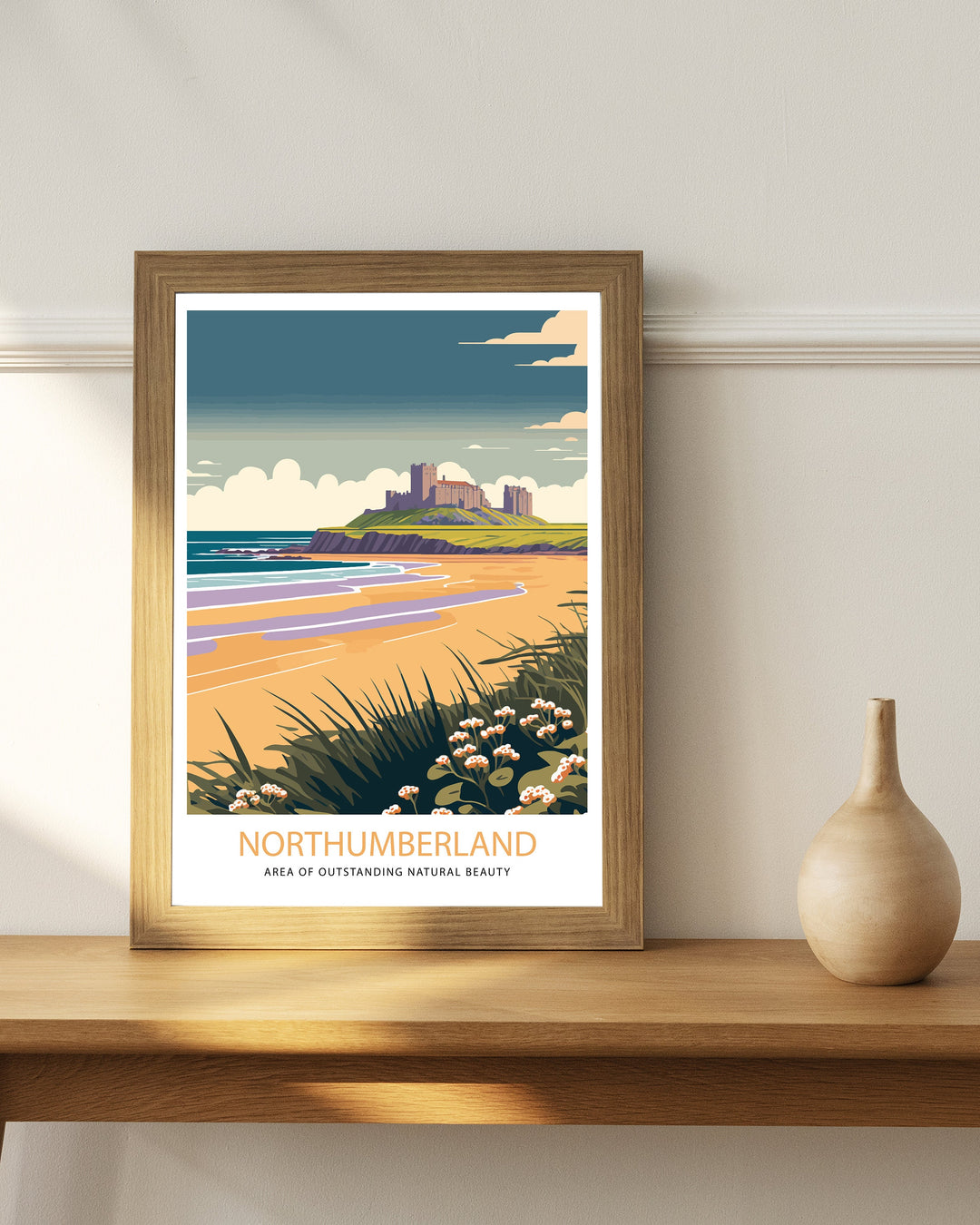 Northumberland Travel Poster