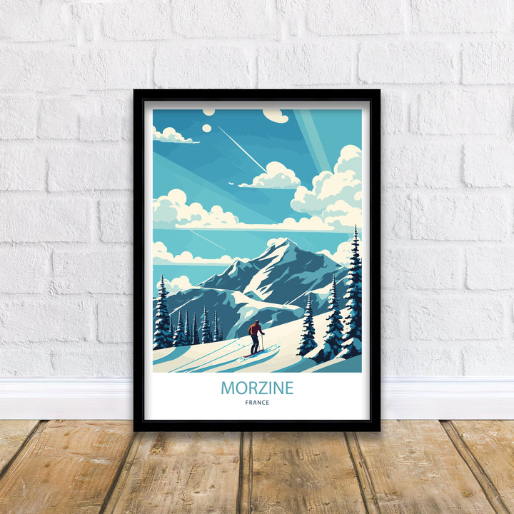 Morzine France Travel Print