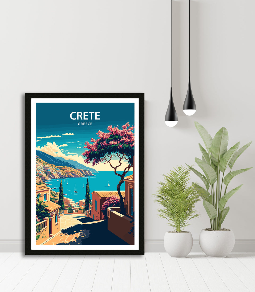 Crete Art Poster