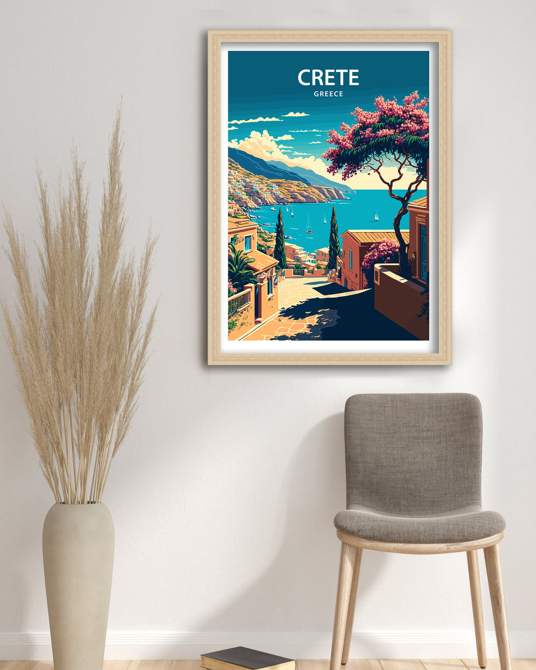 Crete Art Poster