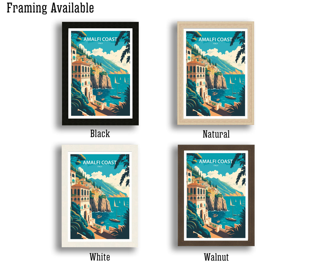 Amalfi Coast Art Poster