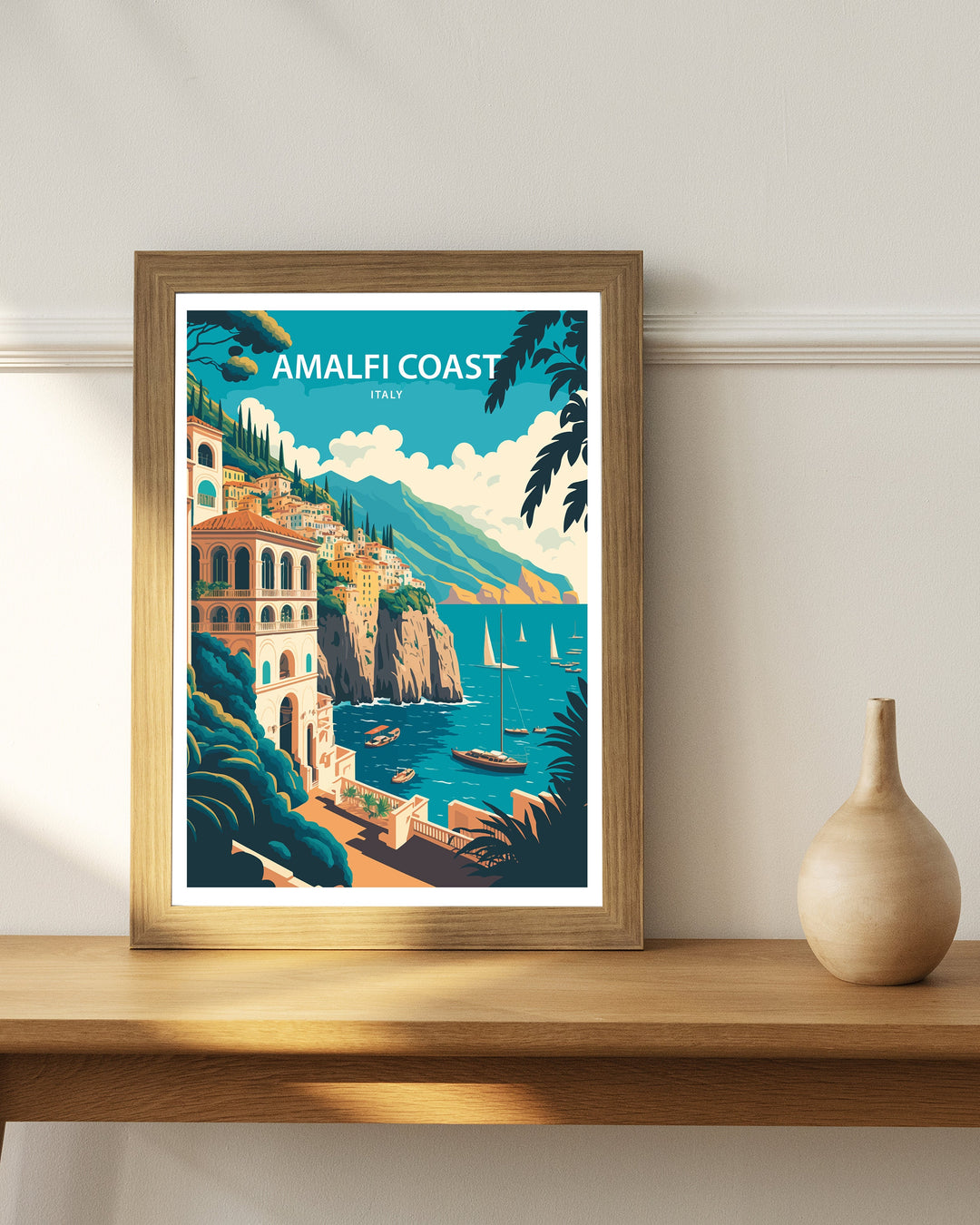 Amalfi Coast Art Poster