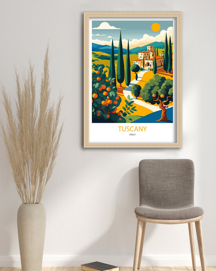 Tuscany Art Poster