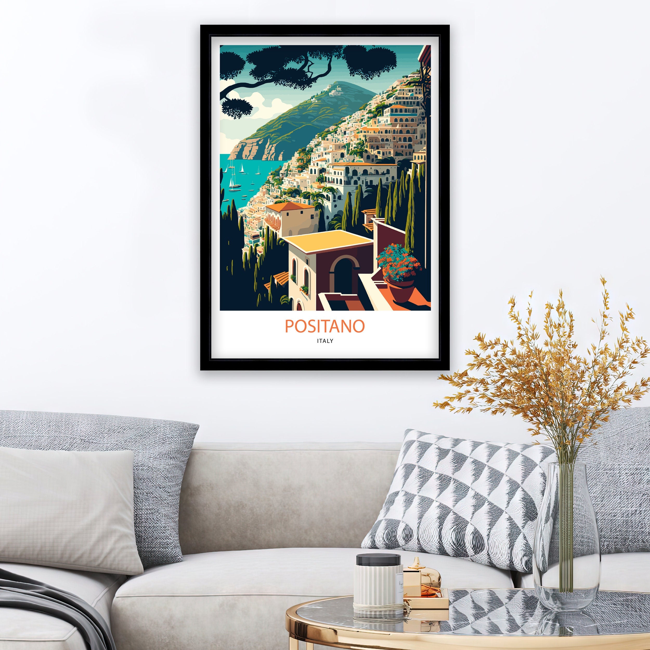 Positano Art Poster