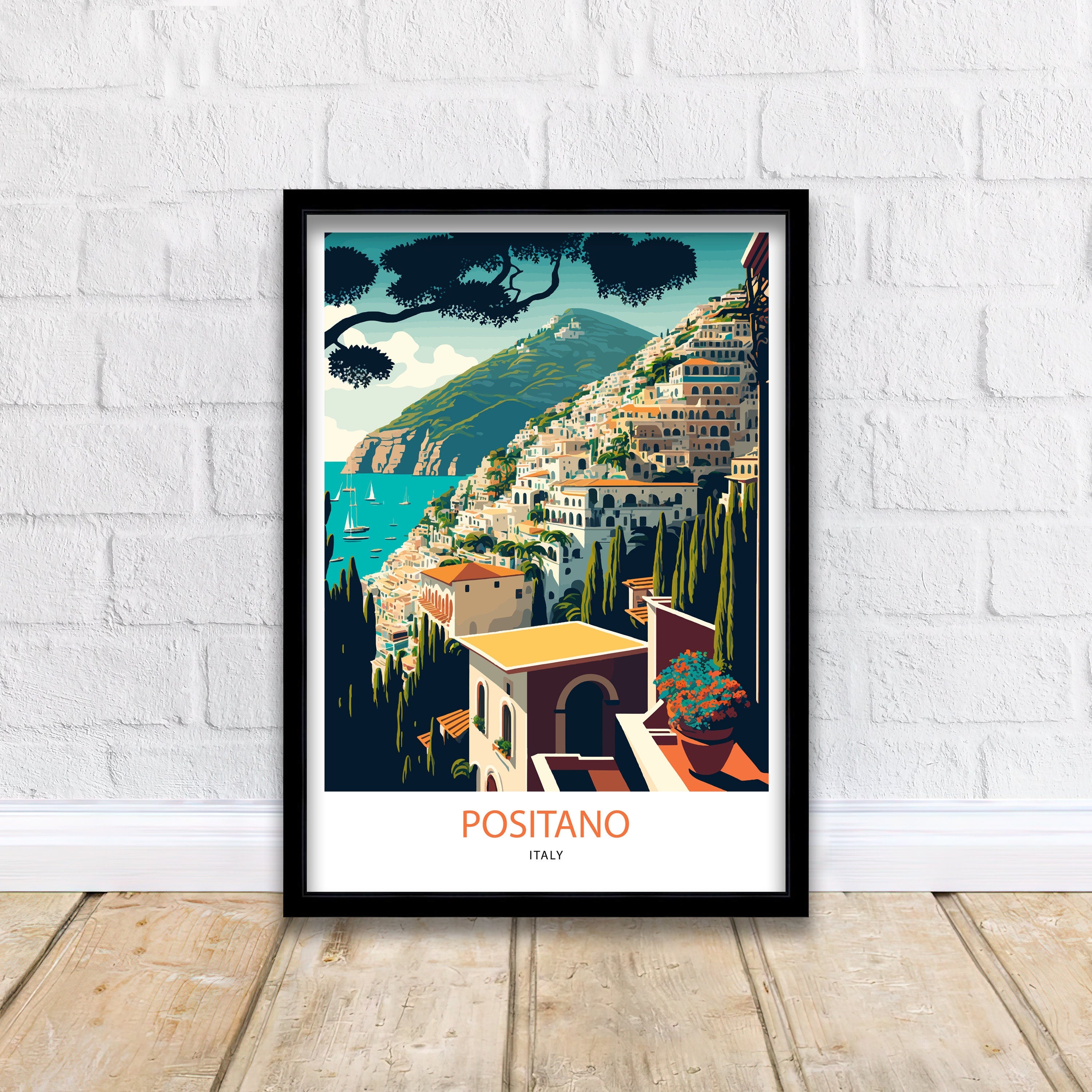 Positano Art Poster