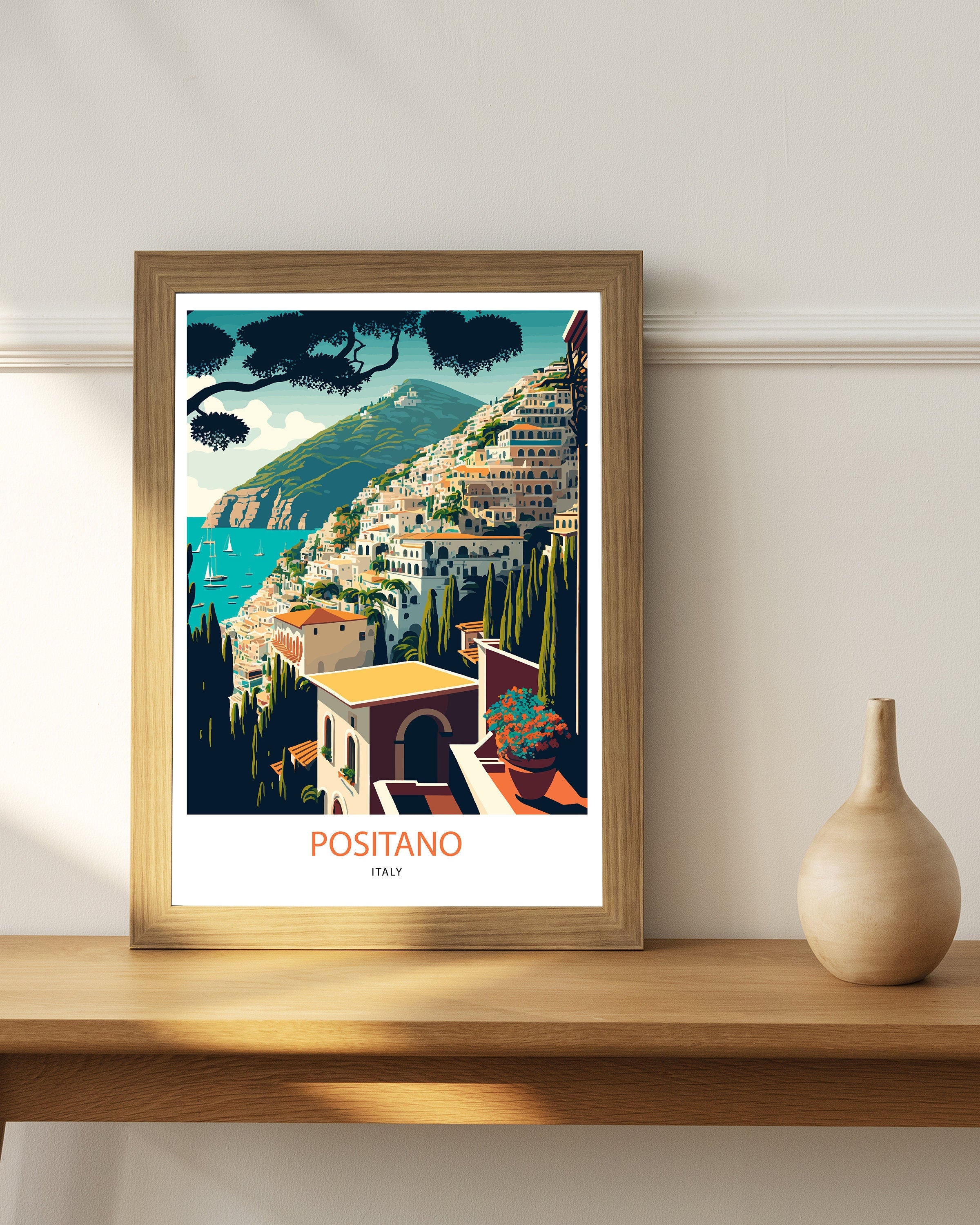 Positano Art Poster