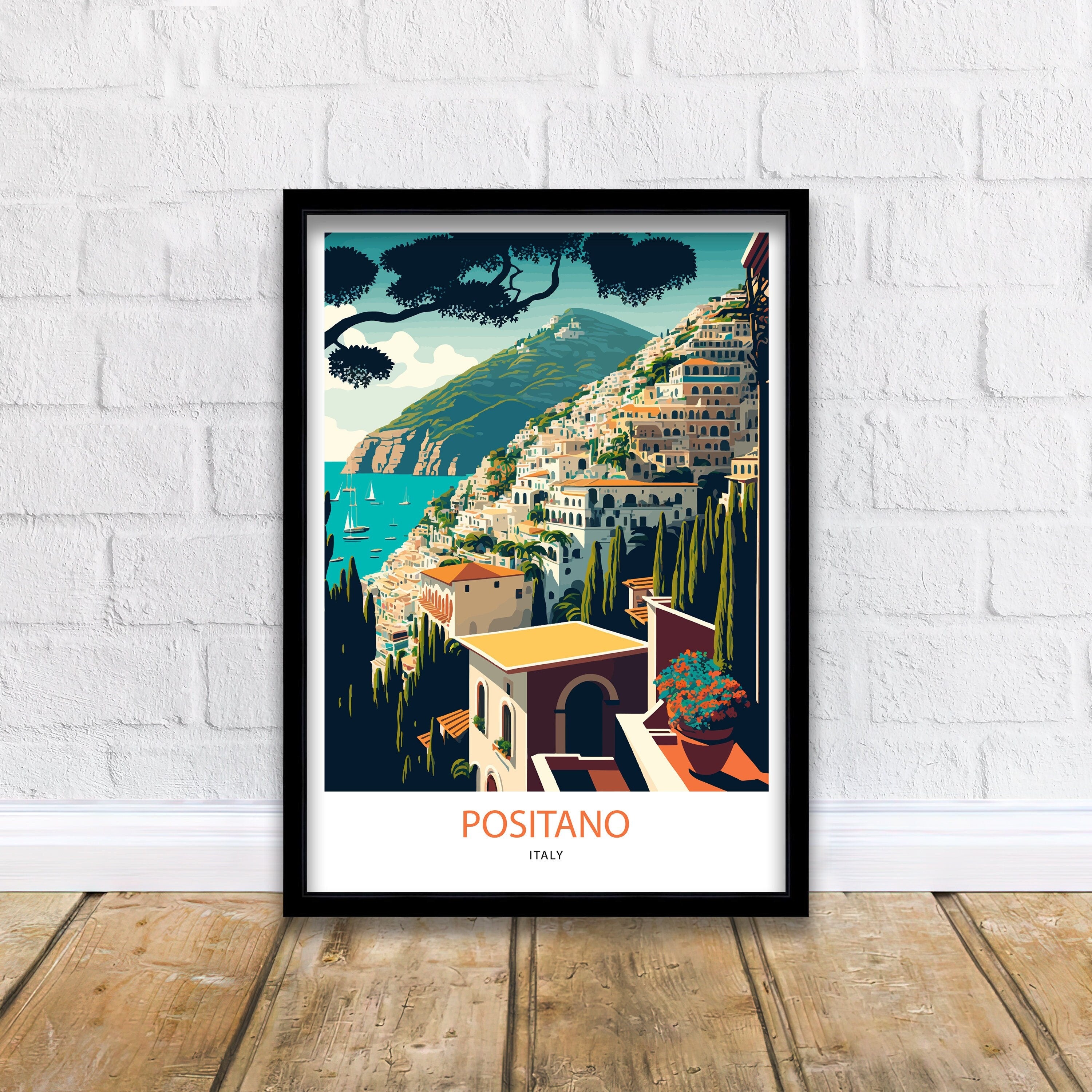 Positano Art Poster