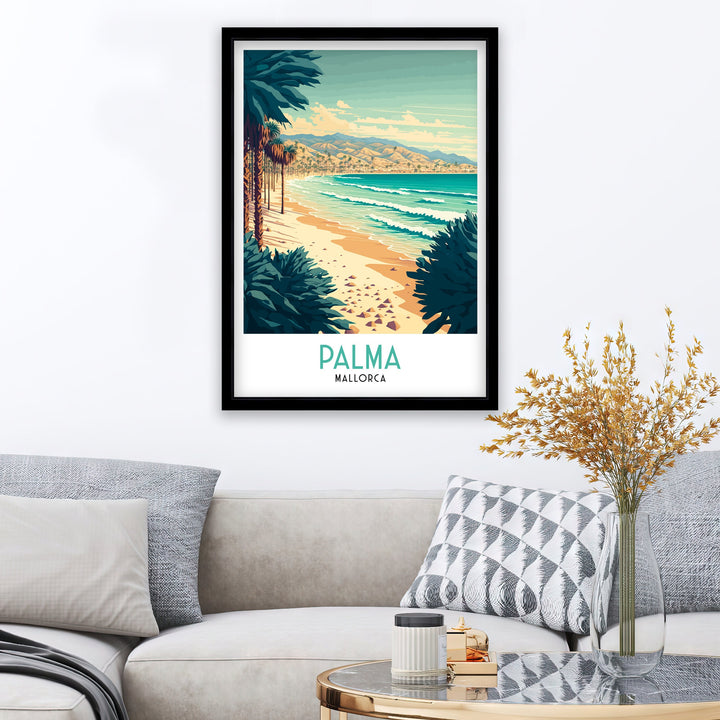 Palma Travel Poster