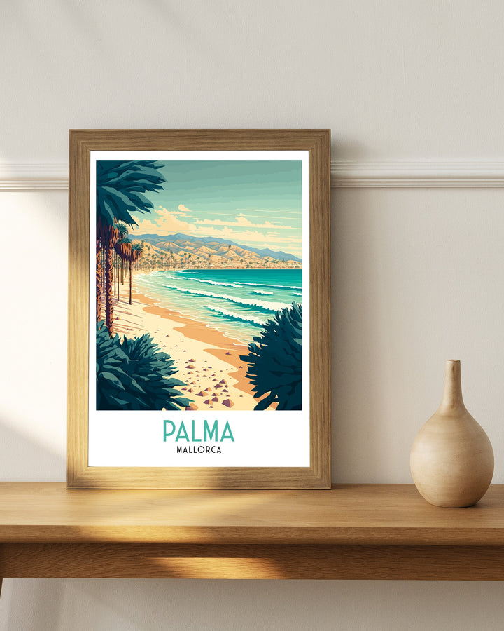 Palma Travel Poster