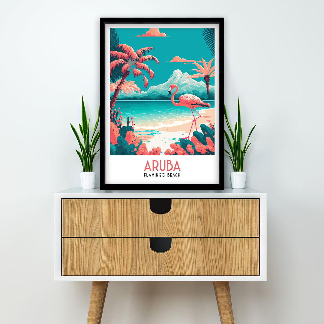 Aruba Travel Poster