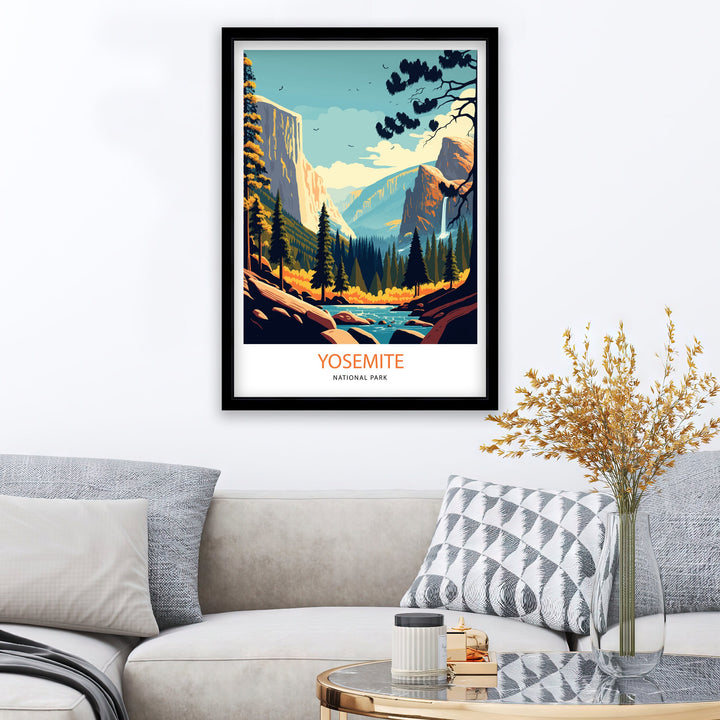 Yosemite Art Poster