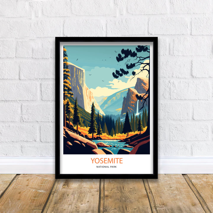 Yosemite Art Poster