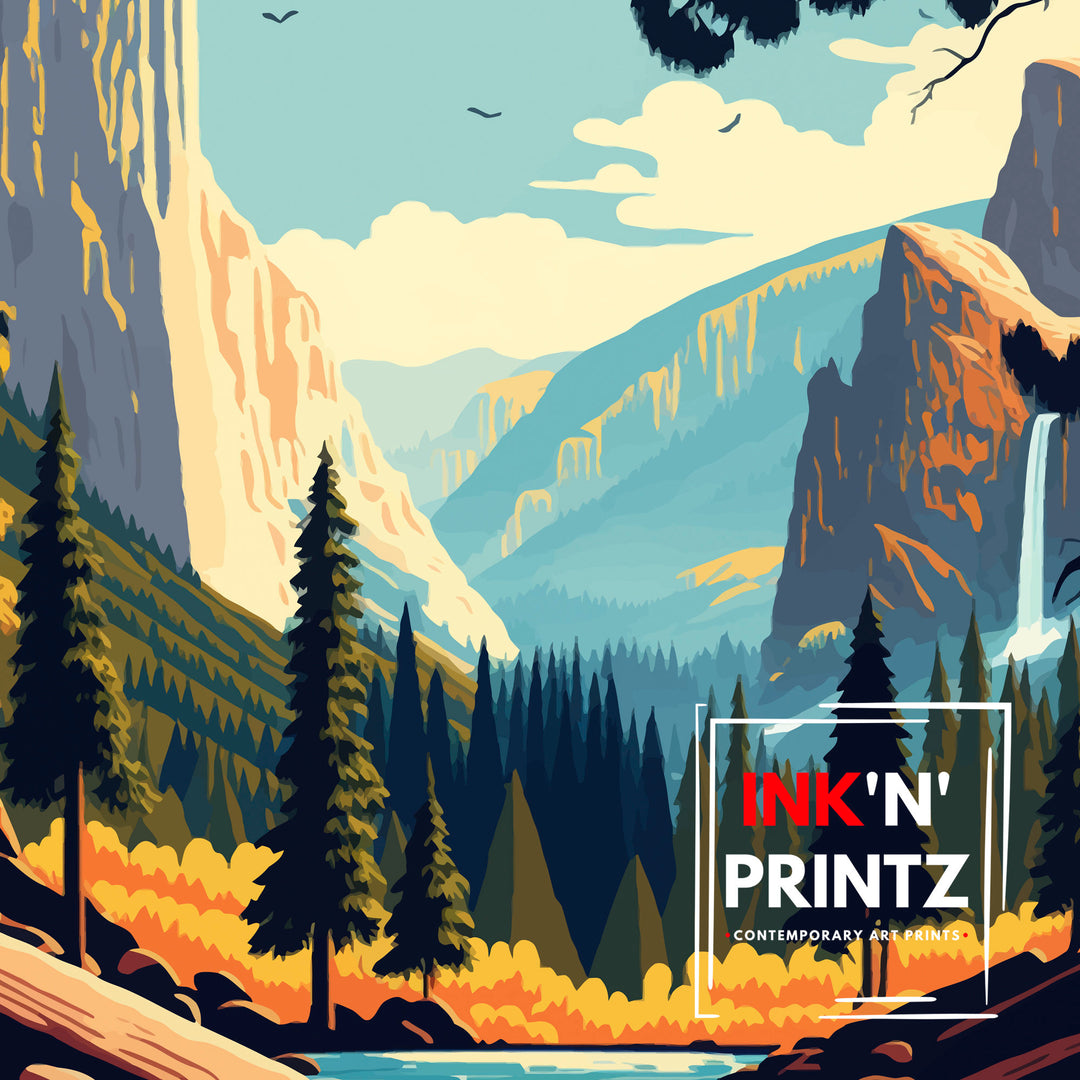 Yosemite Art Poster