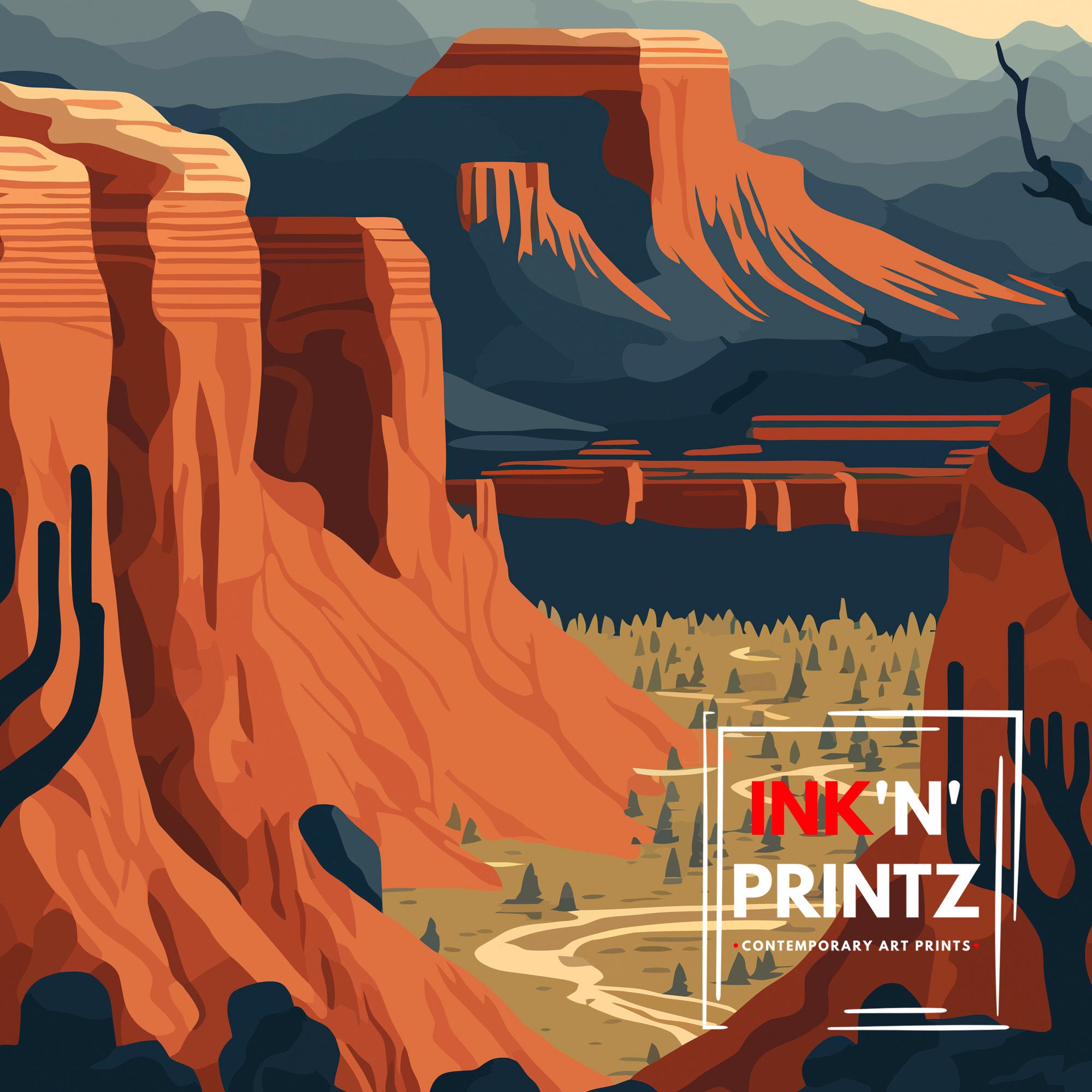 Canyonlands National Park Art Print | Utah Landscape Poster