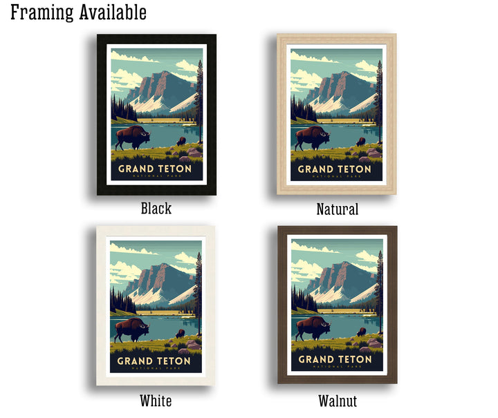 Grand Teton Travel Poster