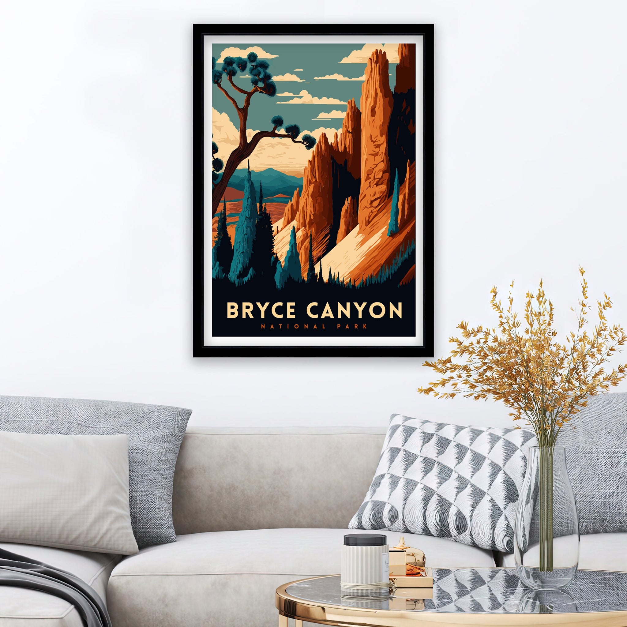Bryce Canyon National Park Art Print | Utah Travel Poster