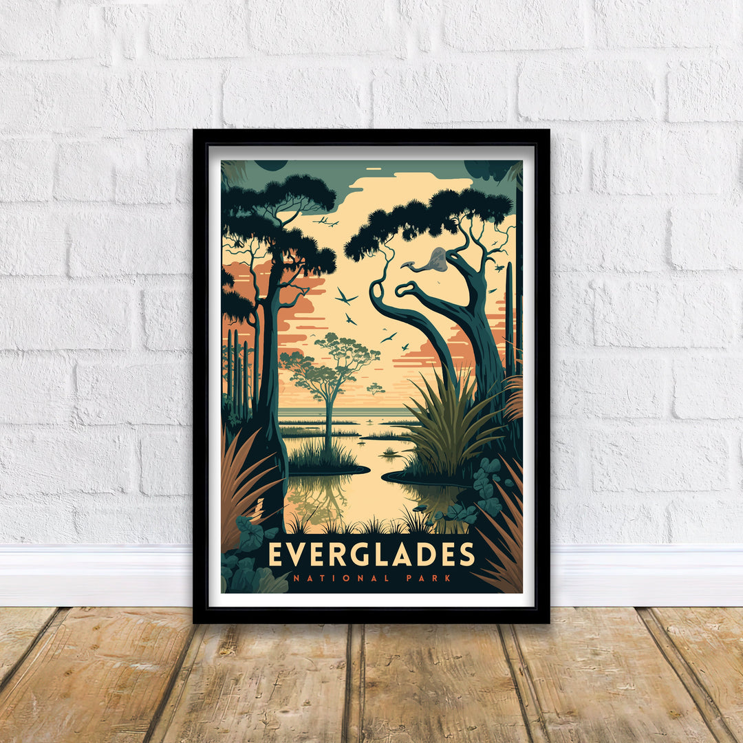 Everglades Travel Poster