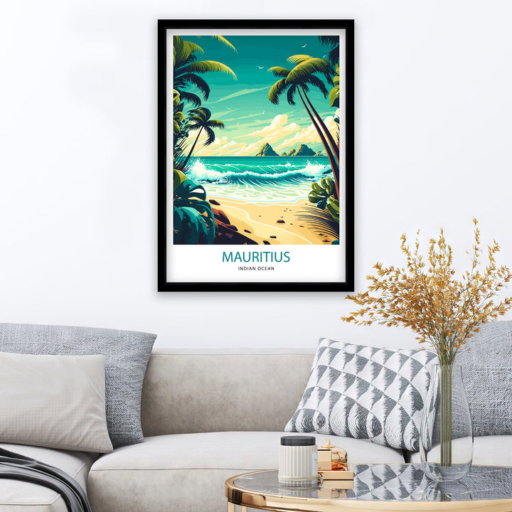 Mauritius Travel Poster Mauritius Poster