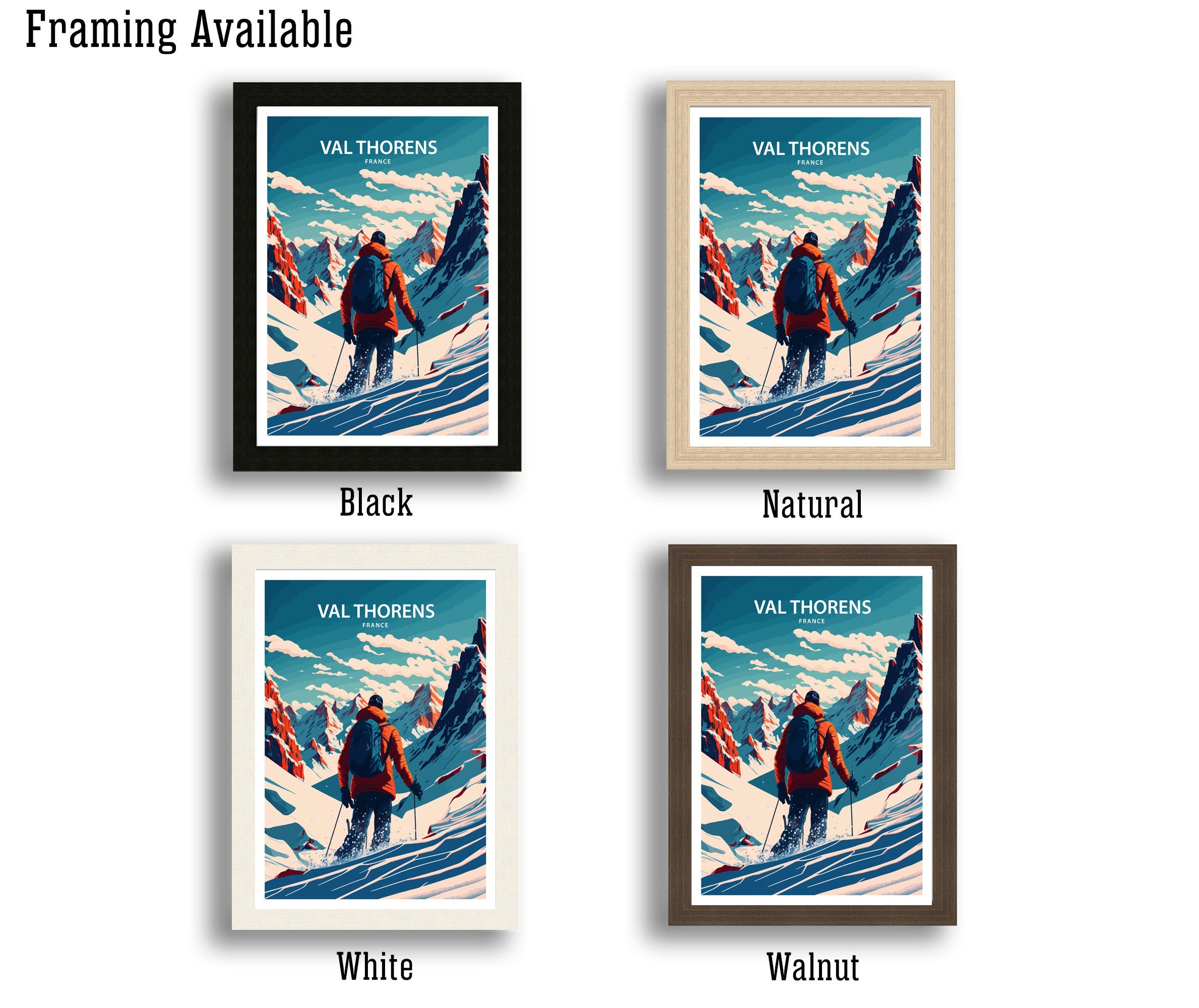 Val Thorens Travel Poster